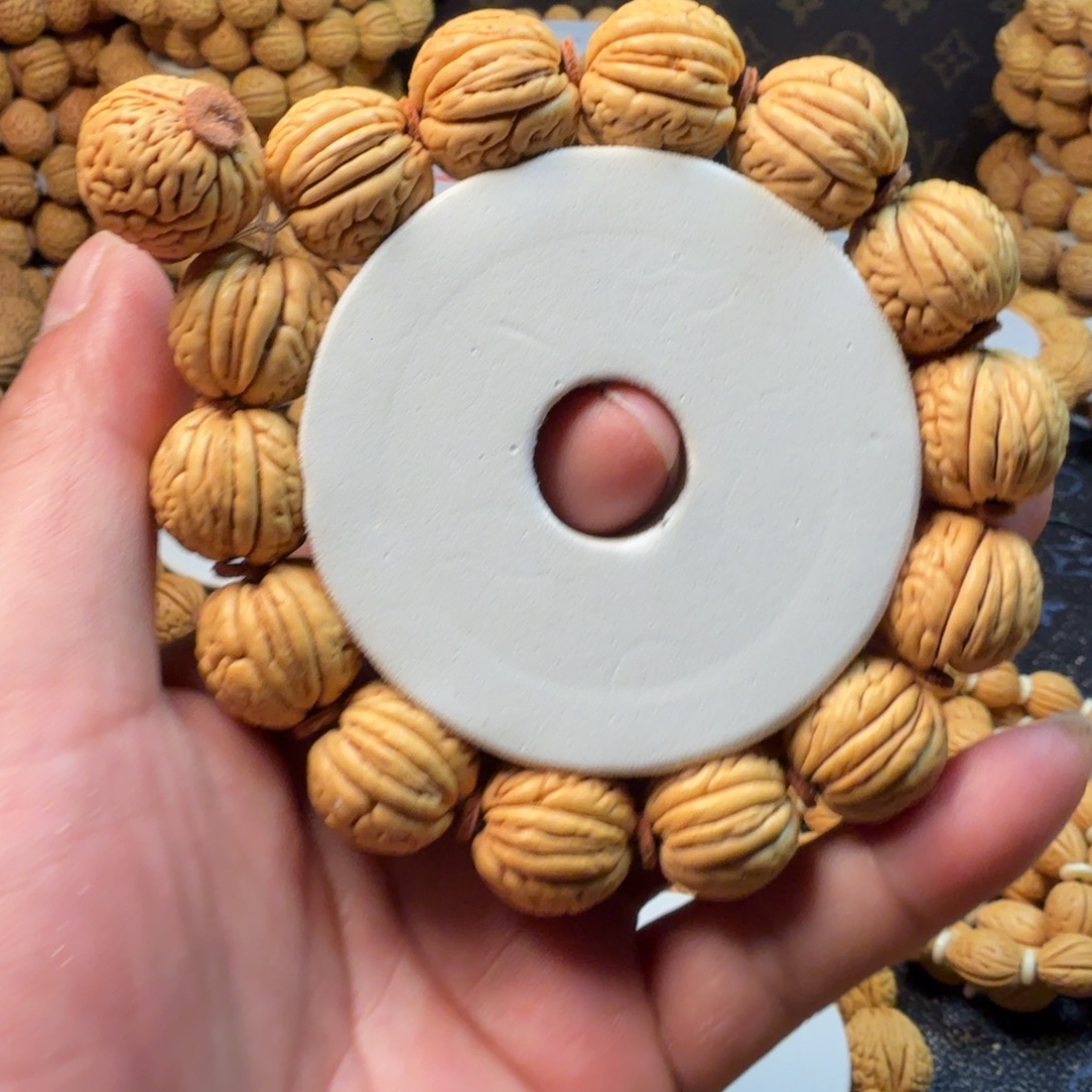 Σ***Φ吊坠桃核盘锦肌肉