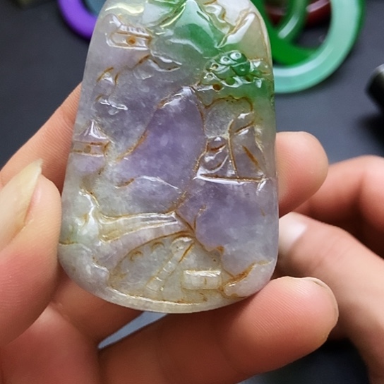 吊坠紫金钵盂菩提