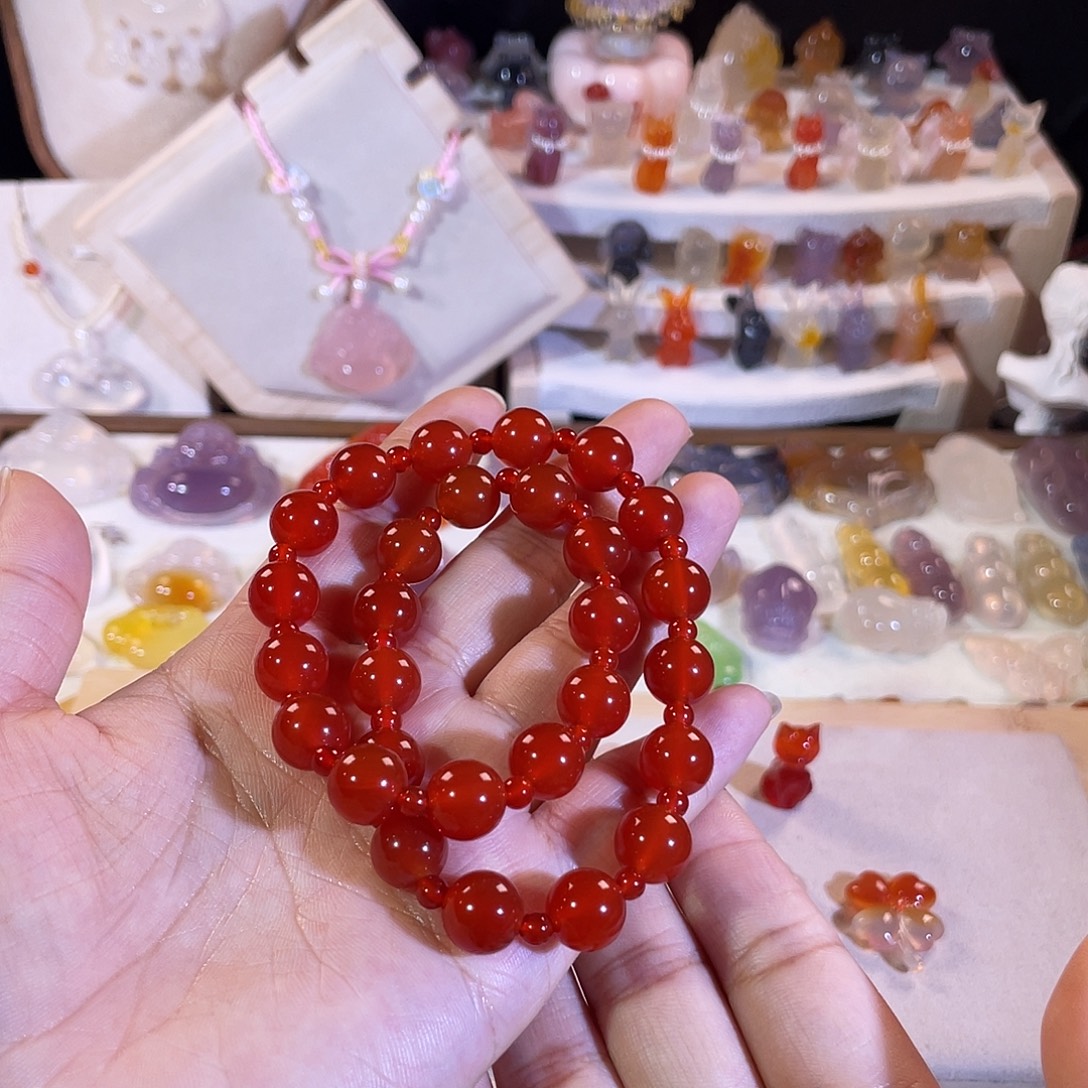 玛瑙/玉髓未镶嵌颈饰