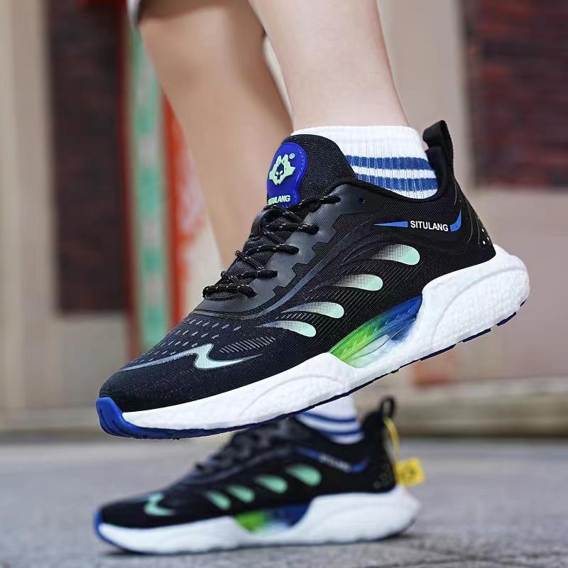 【STL2006-黑薄荷绿】男女同款潮鞋百搭运动休闲鞋[Y/C]