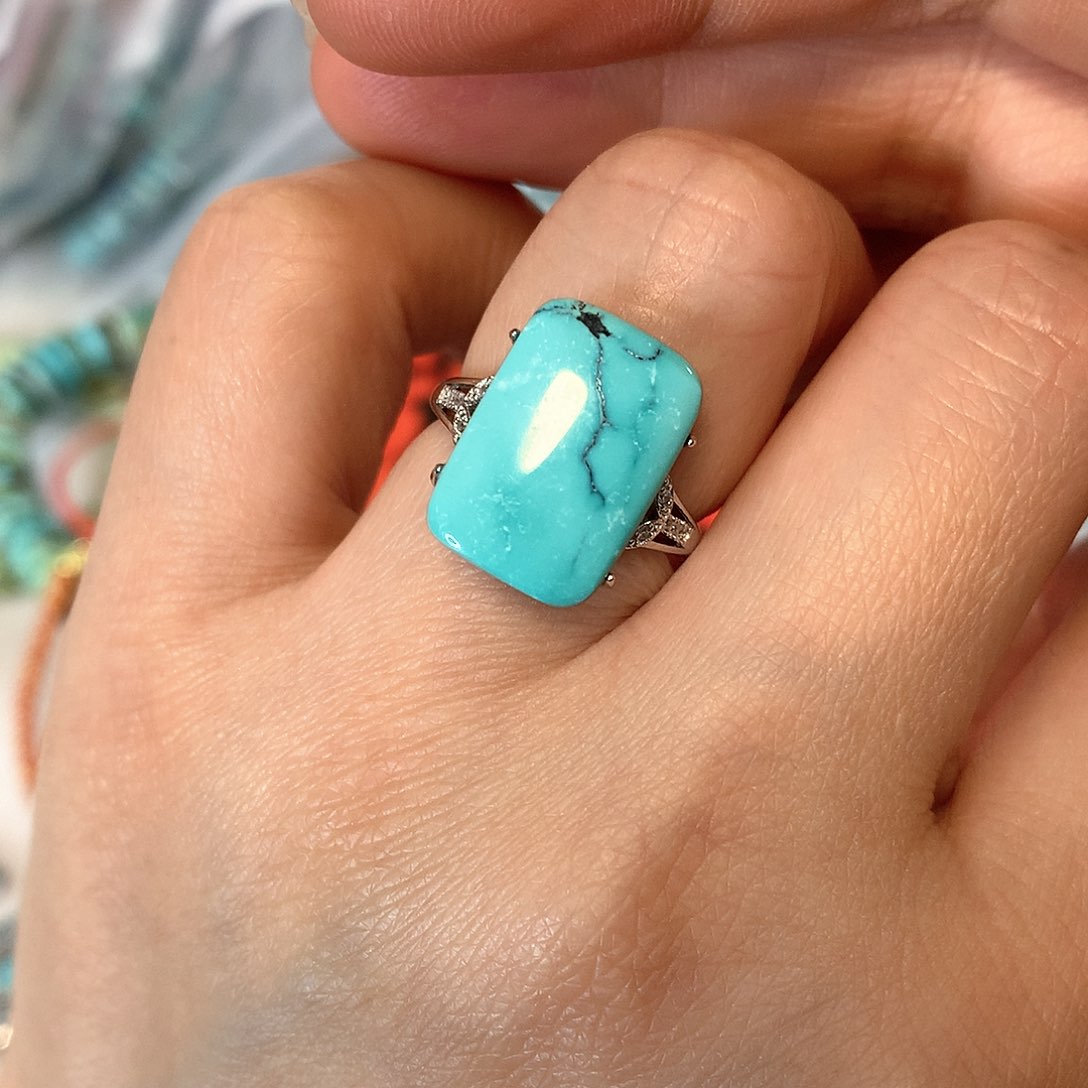 绿松石珠宝奇石未镶嵌