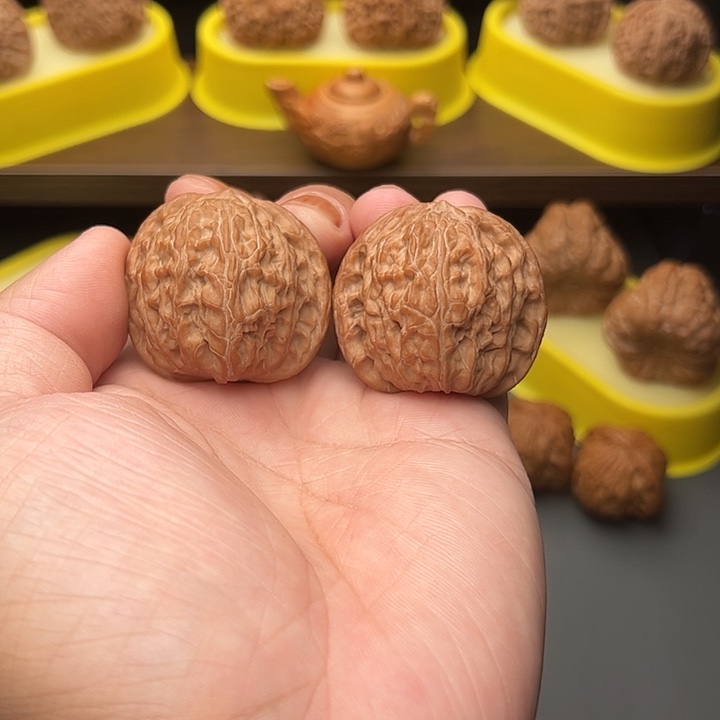 吊坠文玩核桃40尺精配头货全品山地正磨