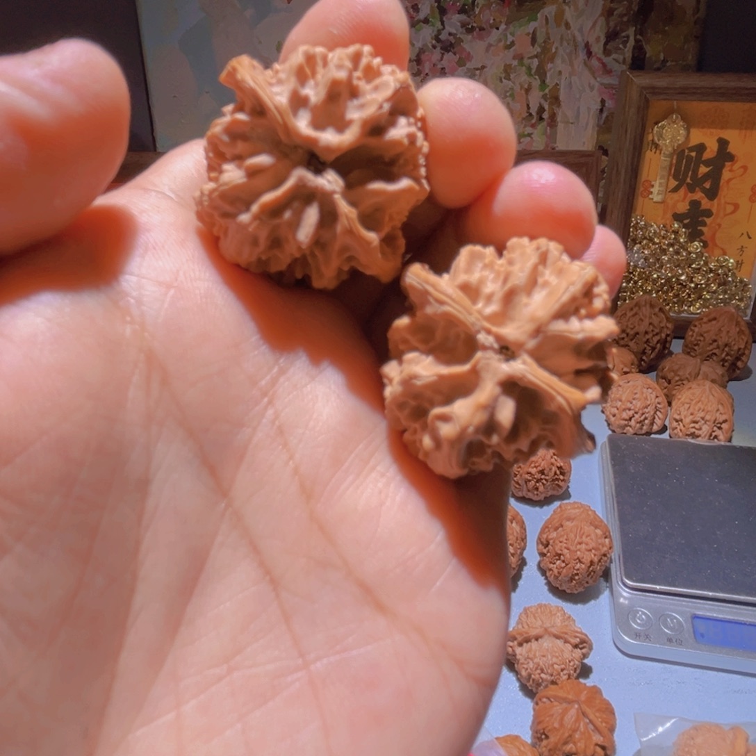 瑞麟文玩核桃苹果圆 36.36.36 微修介意勿拍