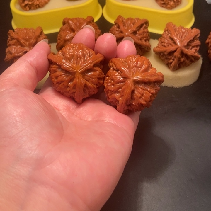 吊坠文玩核桃3****串工艺三棱