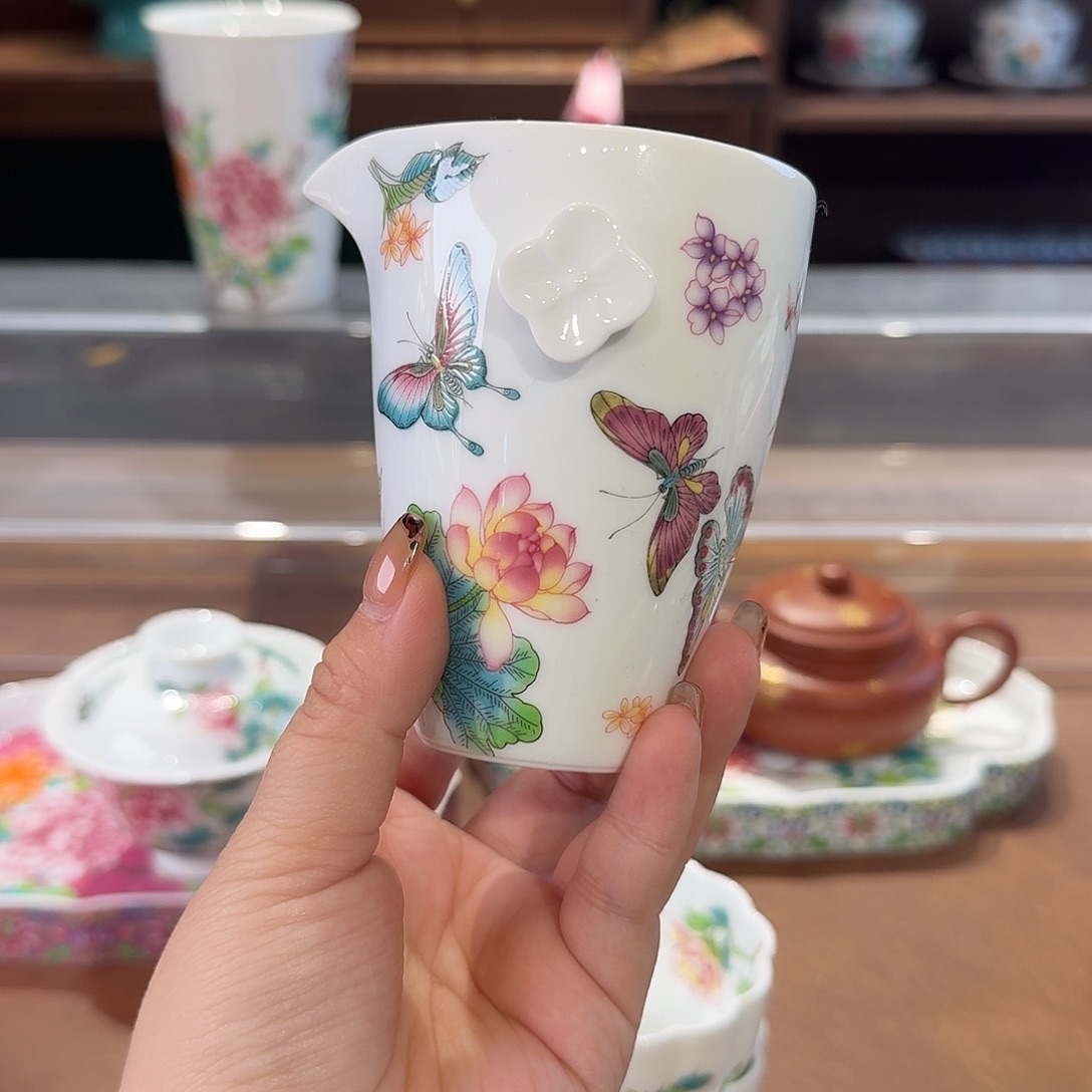 珐琅彩主人杯茶具套装