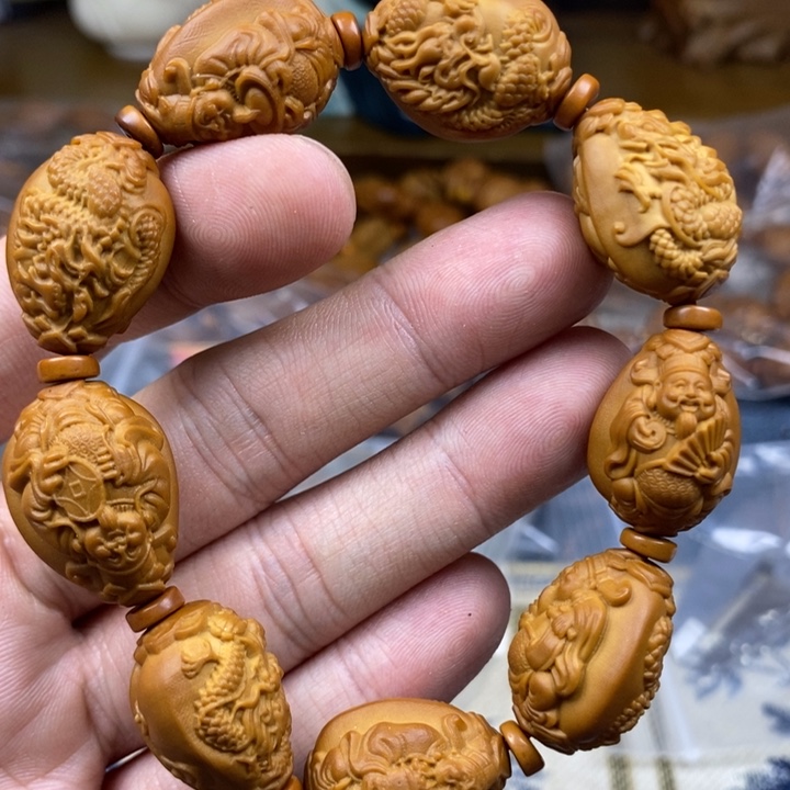 橄榄核手串/手链橄榄核雕工艺手串