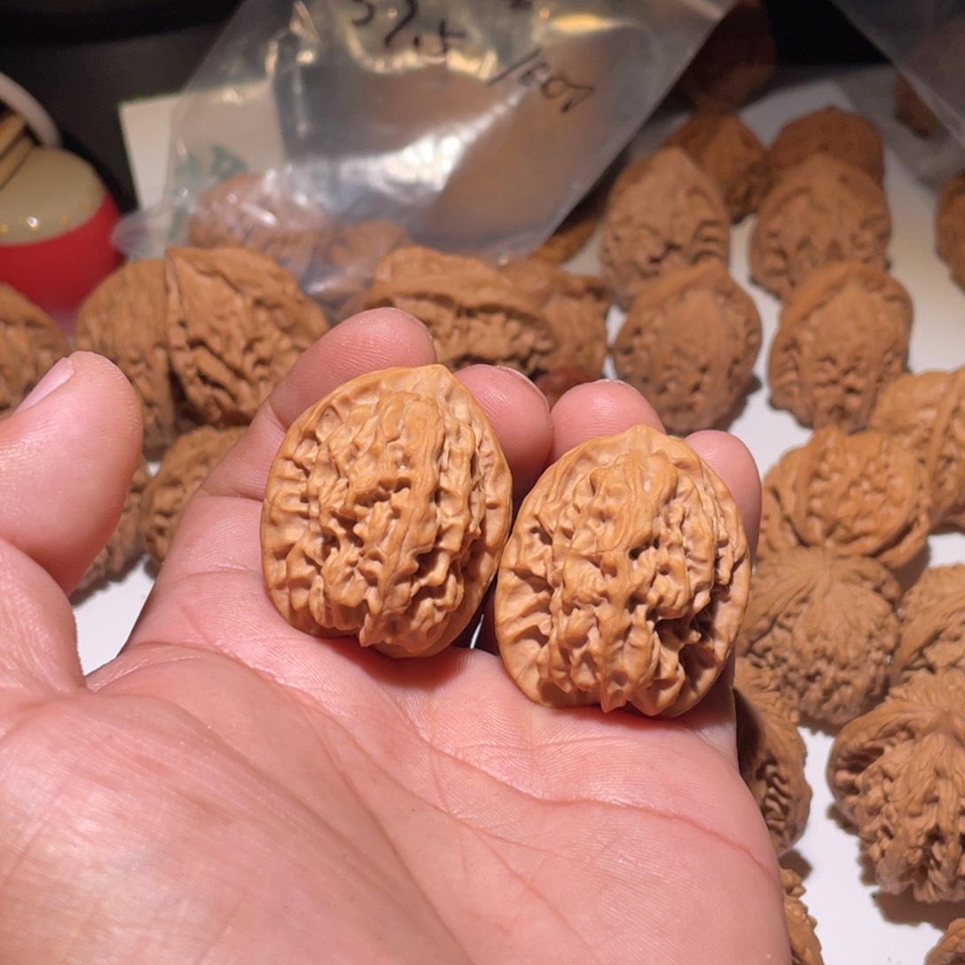 文玩核桃吊坠月*虎九元观