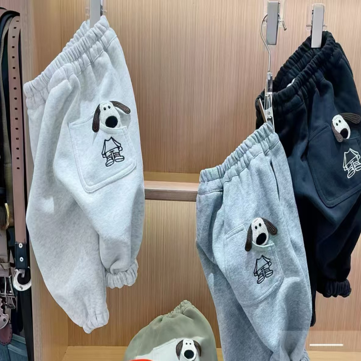 秋冬新款加绒卫裤直播间过款链接