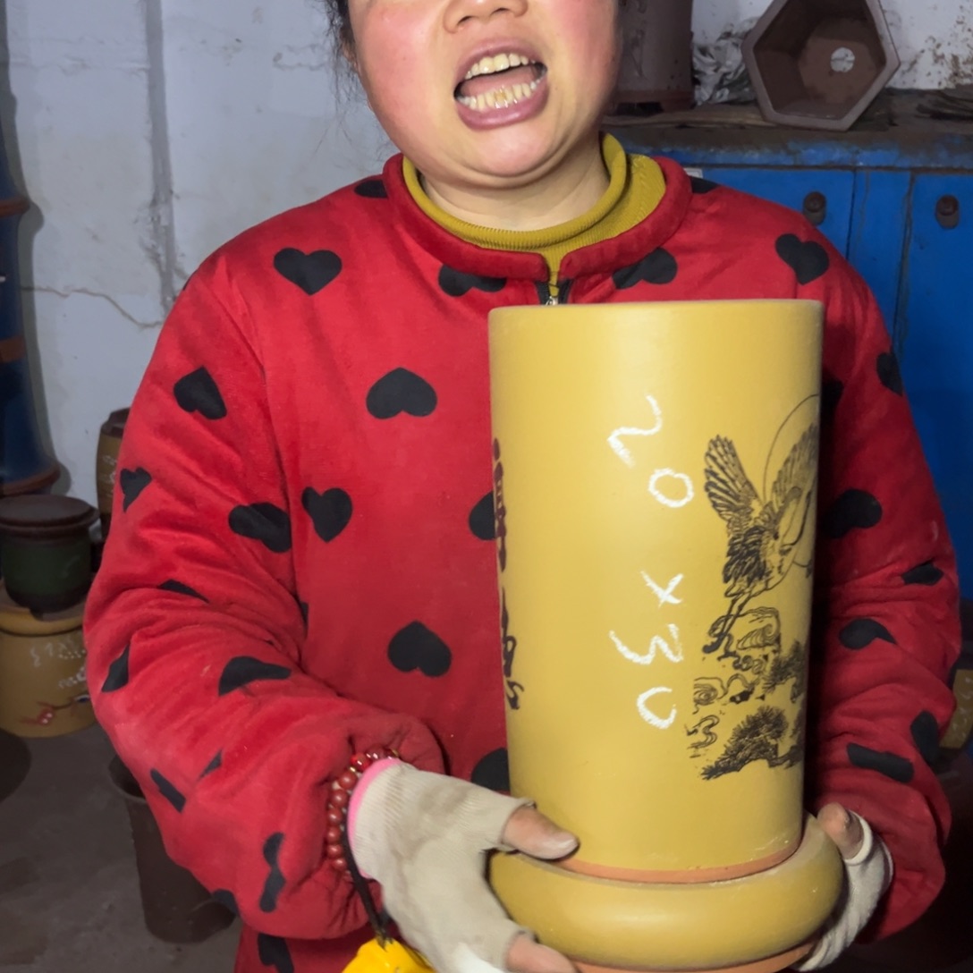 紫泥花盆紫砂花盆107