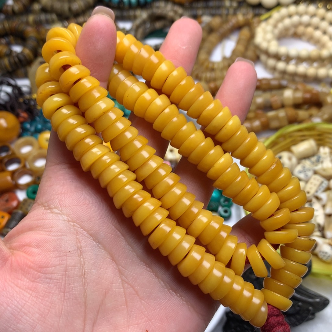 橄榄核手串/手链喜马拉雅艺术品