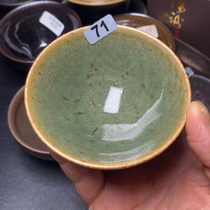 茶盏龙窑柴烧建盏茶器3