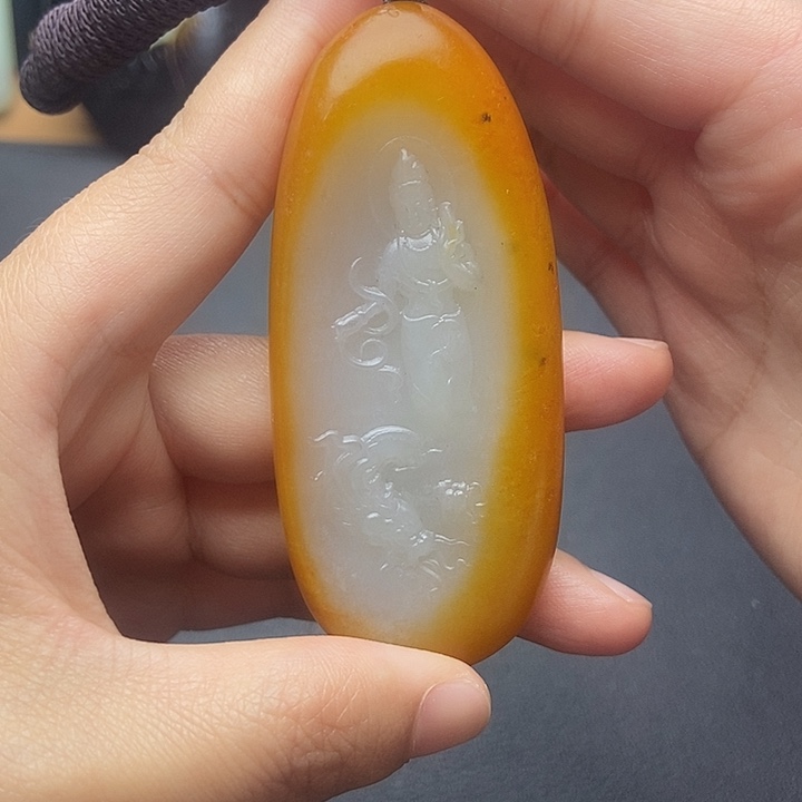 和田玉未镶嵌挂件N