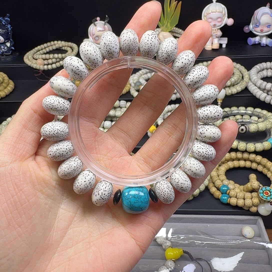 @****吊坠星月菩提苹果珠星月菩提脱脂