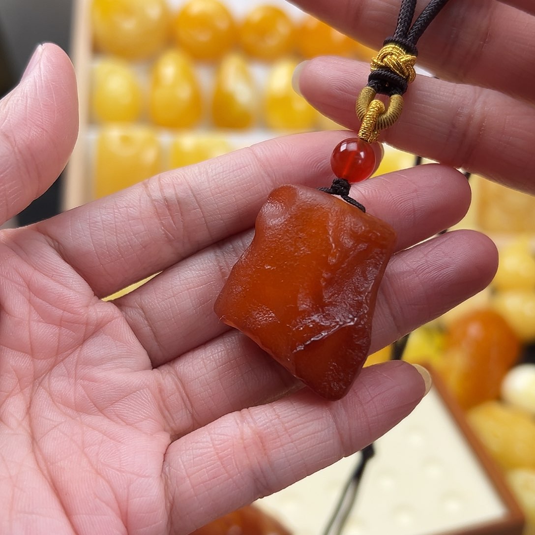 蜜蜡颈饰未镶嵌蜜蜡