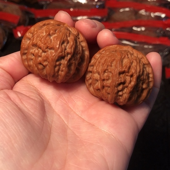 文玩核桃把件白狮子39