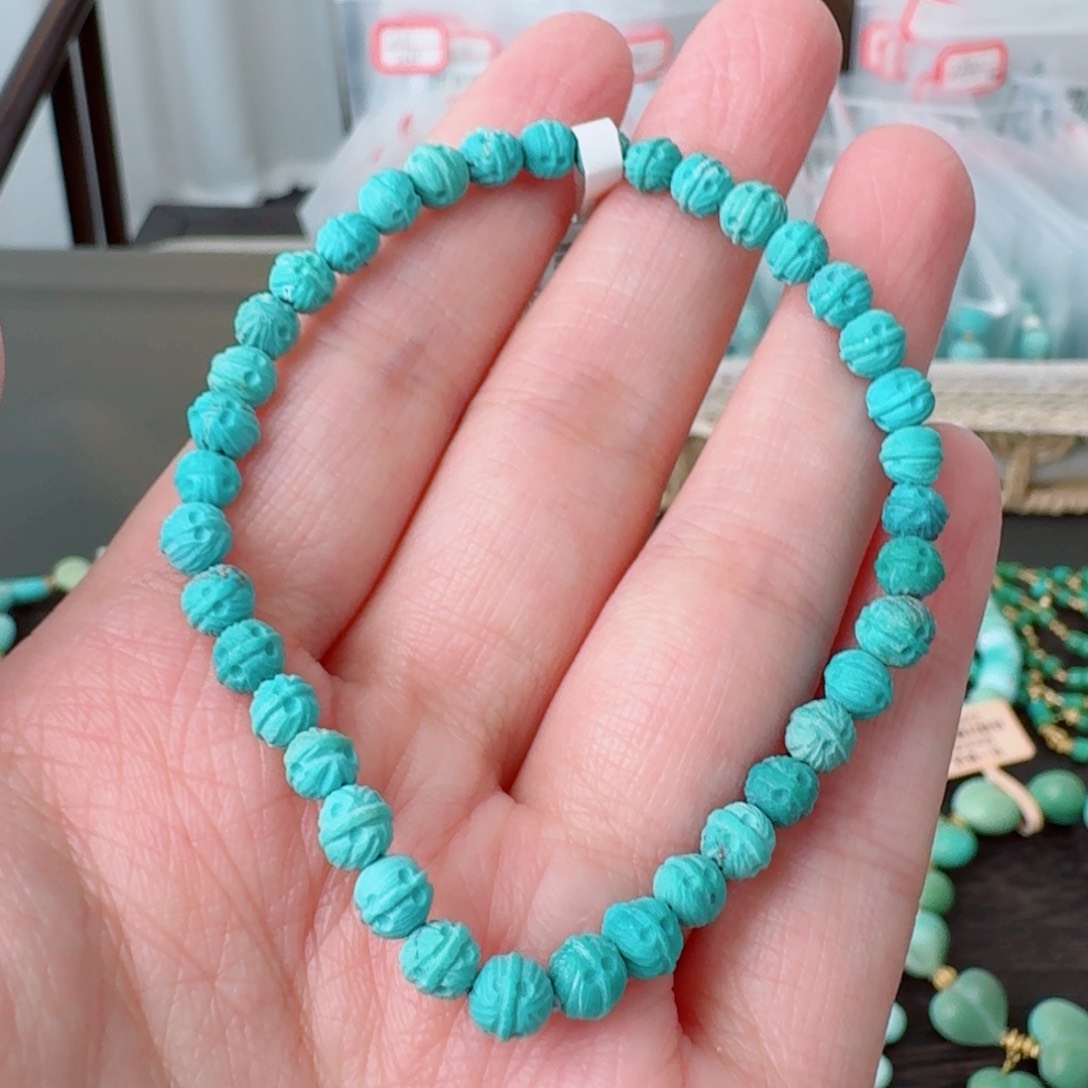 绿松石未镶嵌挂件