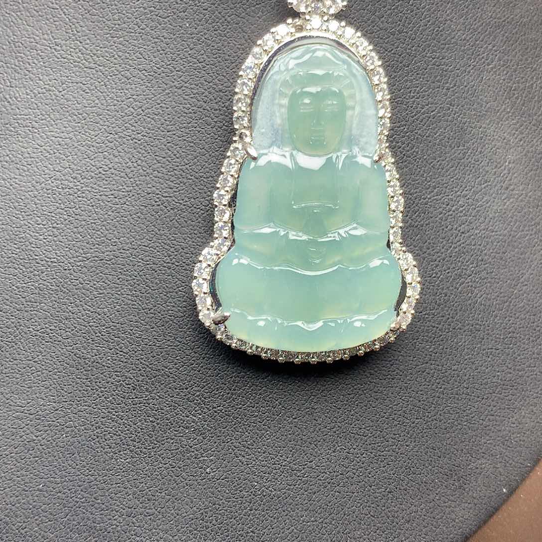 翡翠颈饰未镶嵌123456789