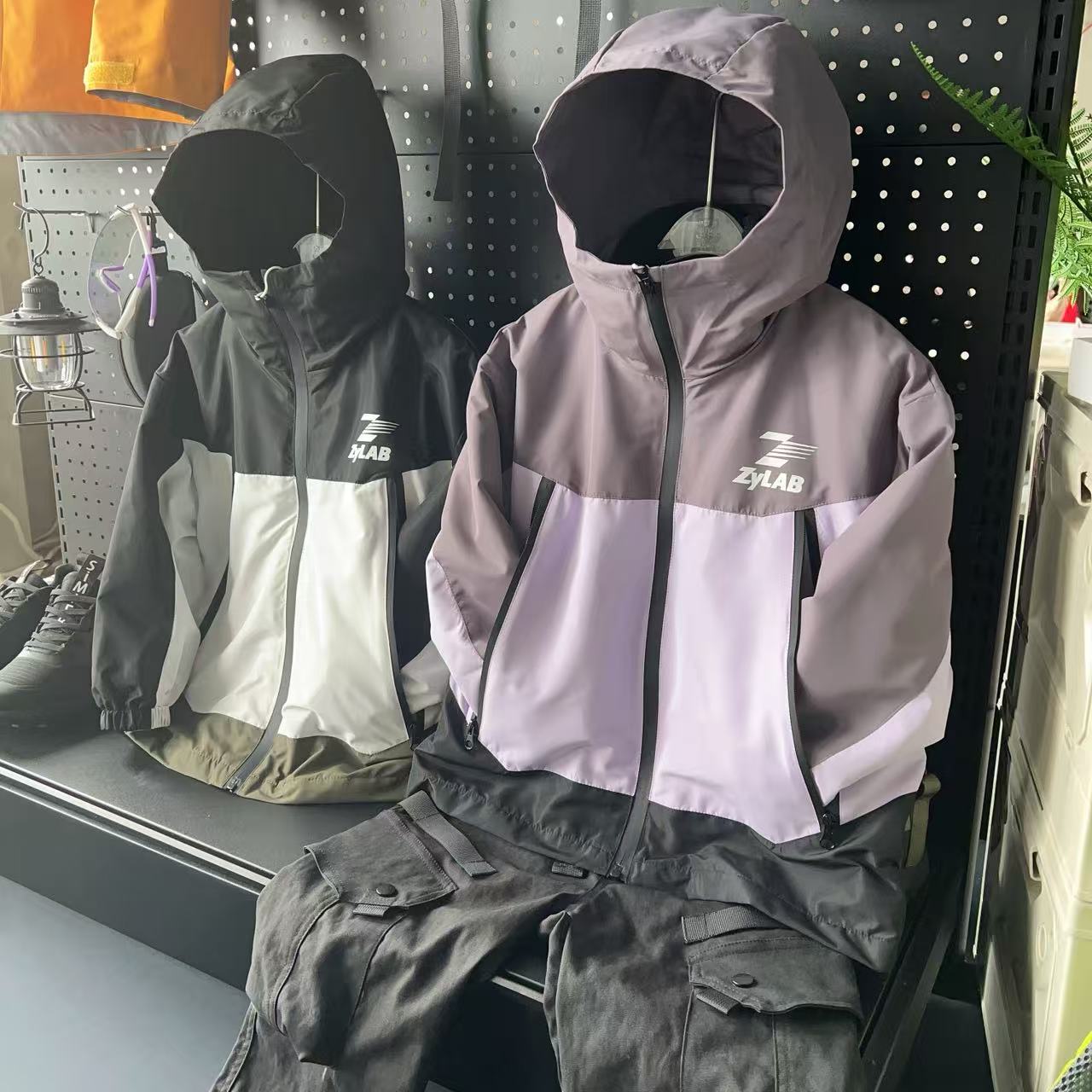 G140儿童秋季三防冲锋衣防风防水防污三合一可脱卸2件套亲子