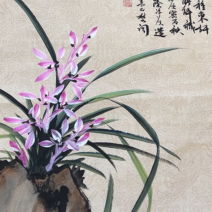 竖款山水作品，进来欣赏一下吧……