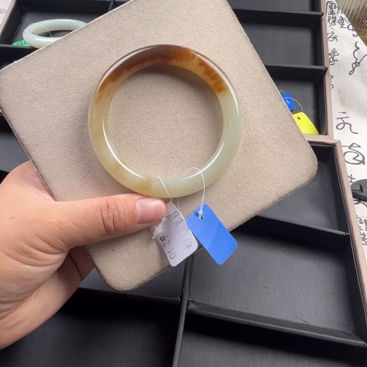 未镶嵌手镯和田玉玲珑美镯62.2