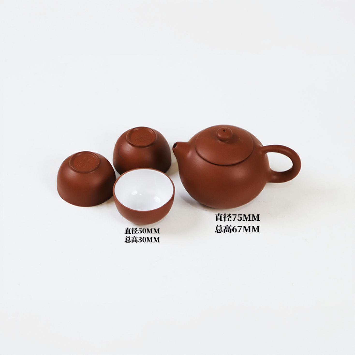 百科功夫茶具精致套装（迷你款）陶瓷茶道朱泥西施壶功夫茶具茶杯