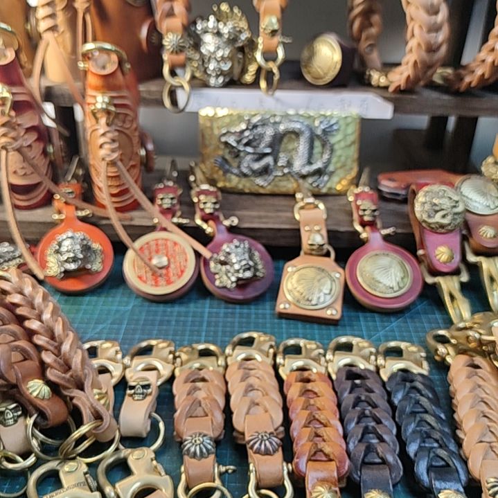 铜铁合金类龙骨钥匙链