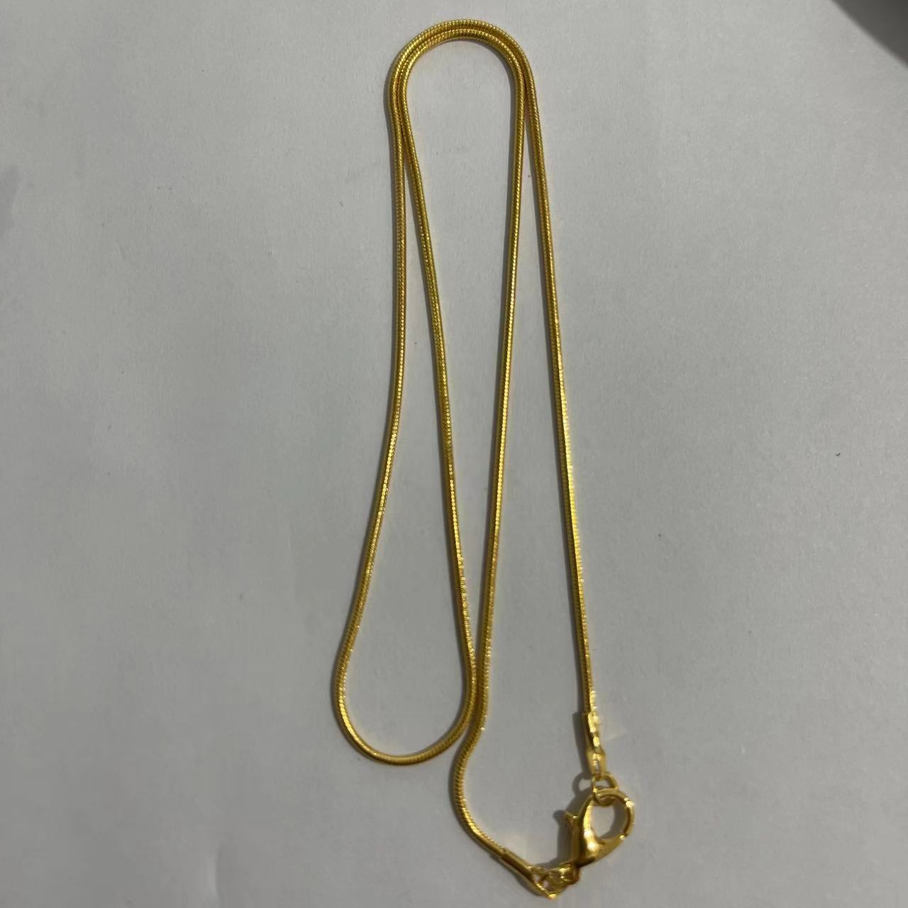 臻选项链 经典百搭设计金色项链HL2