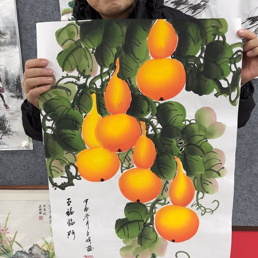 国画国画作品多次在国内外