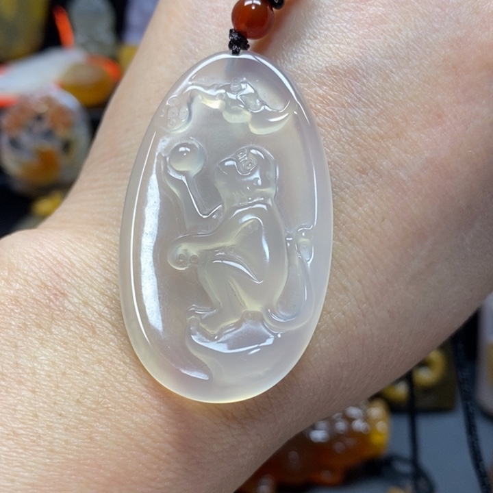 玛瑙/玉髓未镶嵌吊坠(不含链)