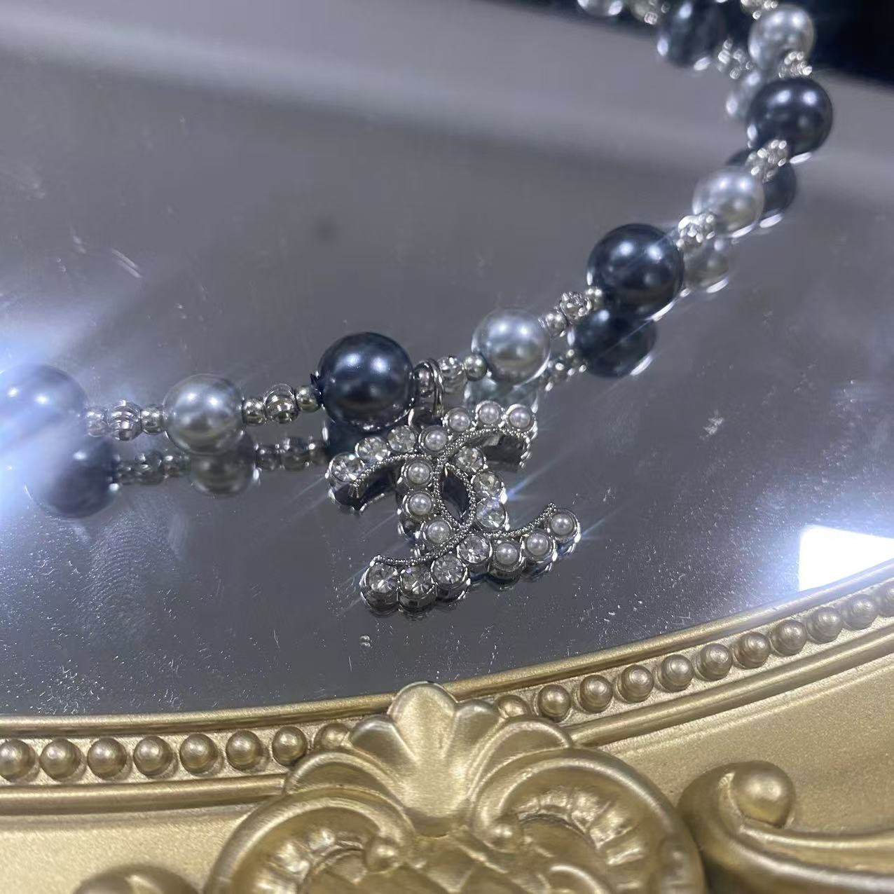 95新 Chanel/香奈儿 零件改款/乱乱子中古/项链/87218不支持鉴定