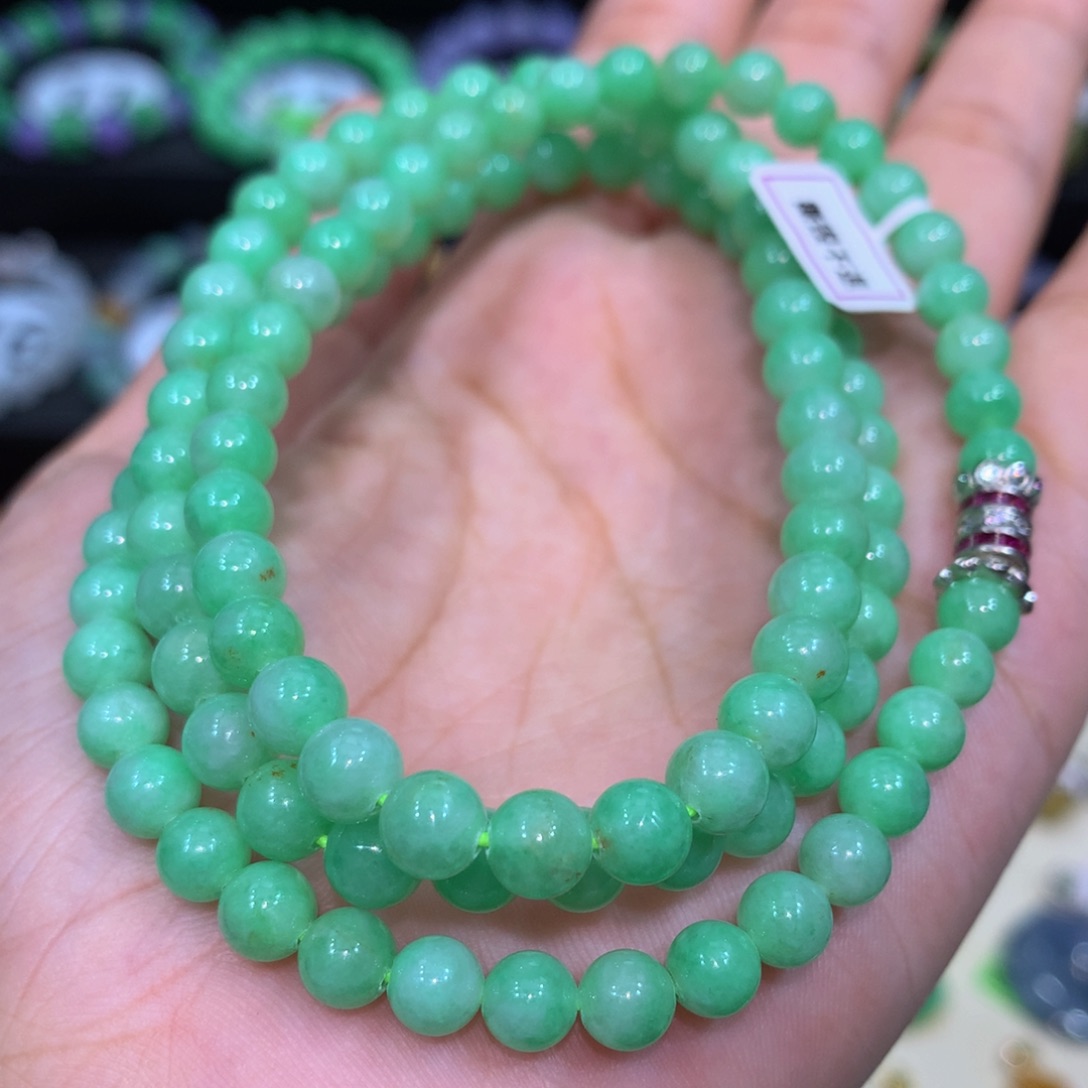 翡翠未镶嵌手链翡翠