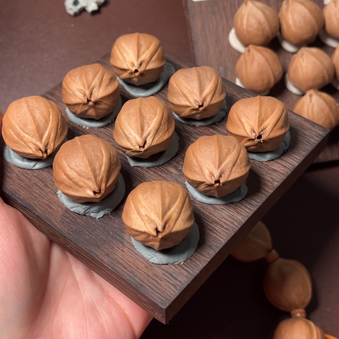 光***明手串/手链橄榄核2227梅林铁四花核