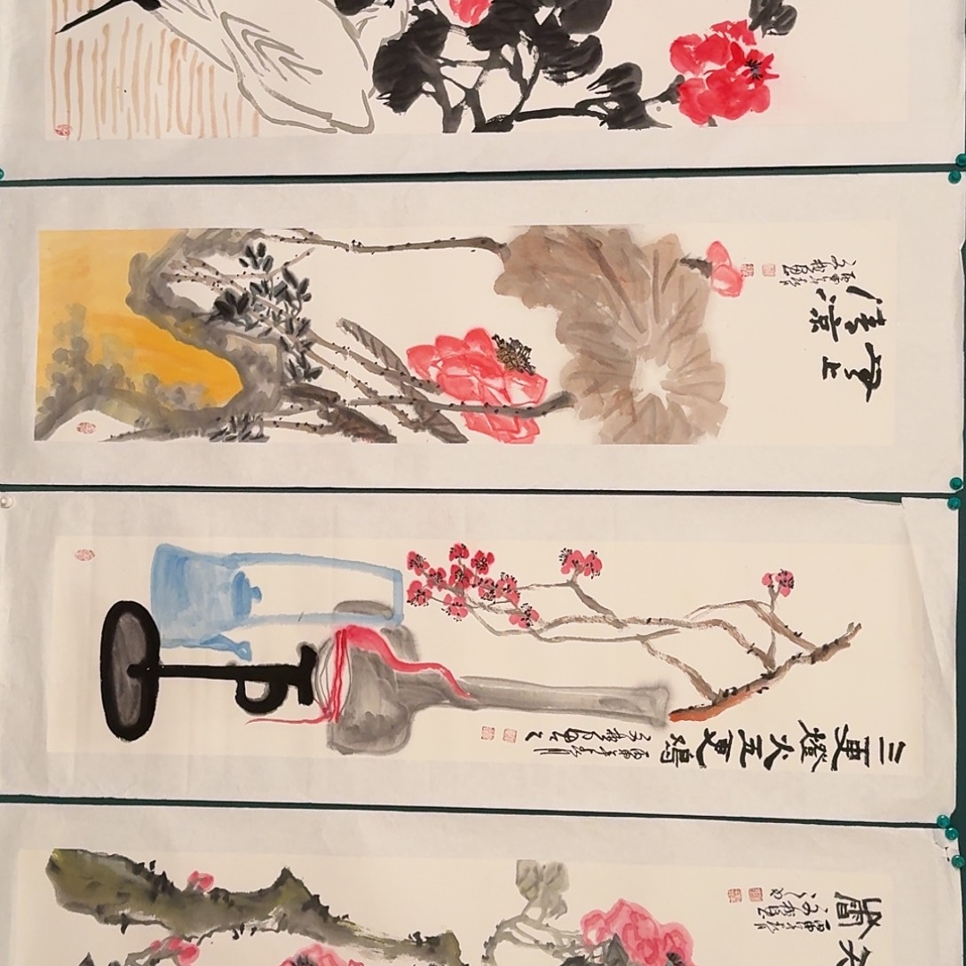 国画溥文彬老师的作品