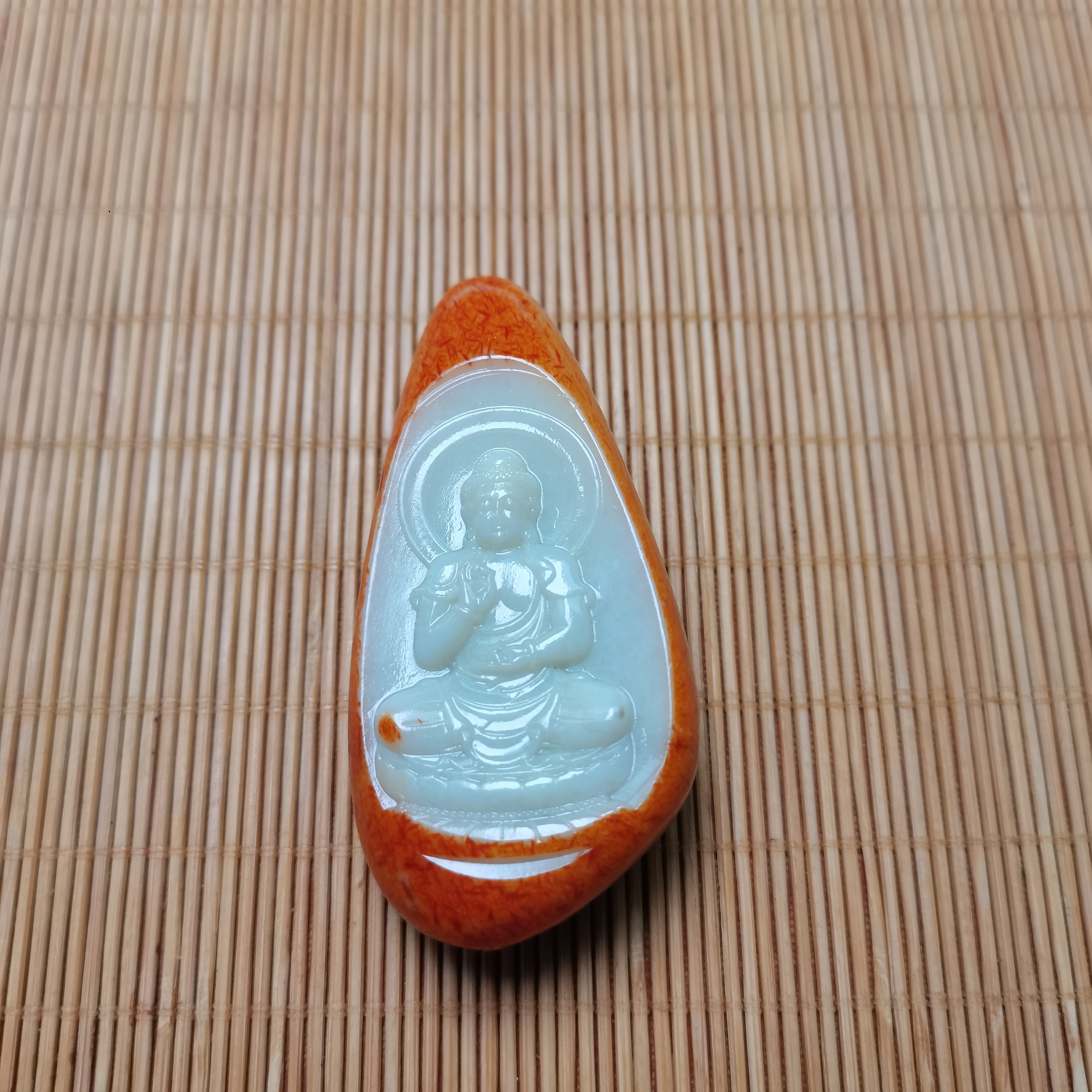 新疆和田玉阿弥陀佛71克