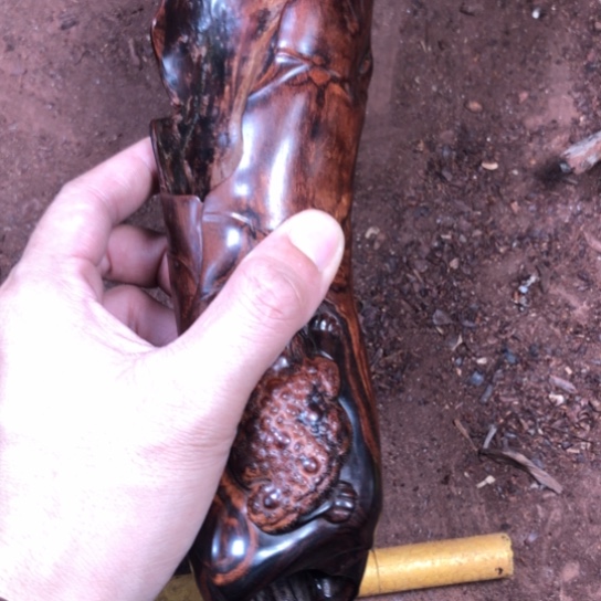 许***华黄花梨/降香黄檀把件原木料定制，不退不换