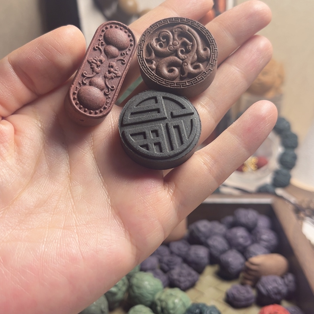 泥塑降真双葫芦牌➕薰衣草龙凤牌➕玄龙万应福牌