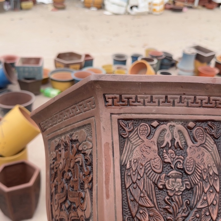 紫砂花盆口径26.22口径