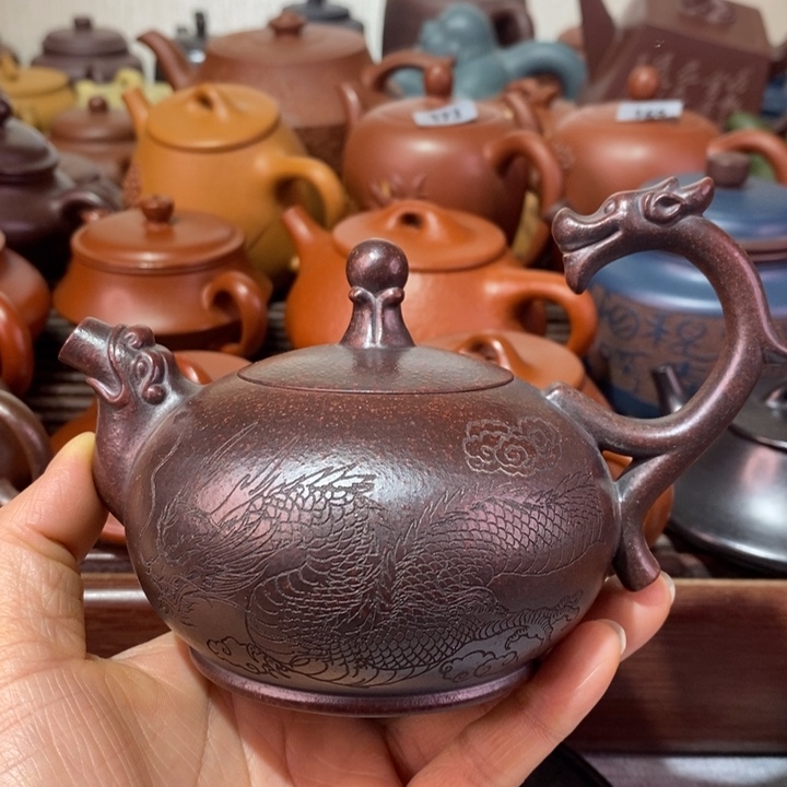 茶壶紫砂微瑕处理一把