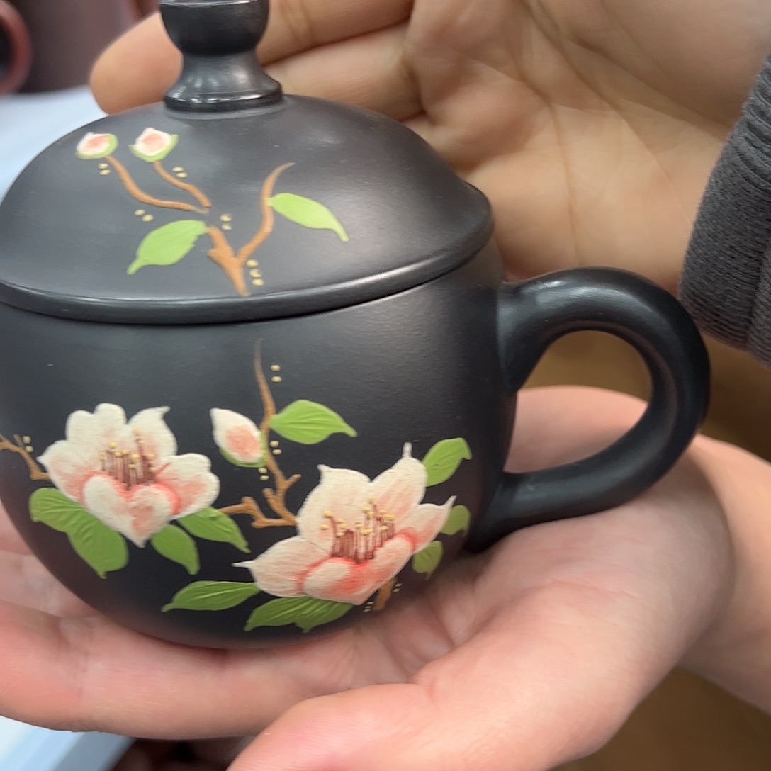 紫砂茶杯原矿紫砂