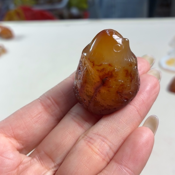 玛瑙/玉髓未镶嵌吊坠(不含链)