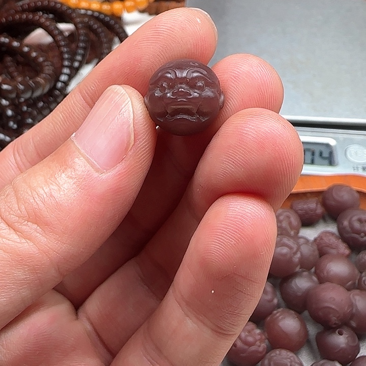 金刚菩提吊坠兽珠12左右