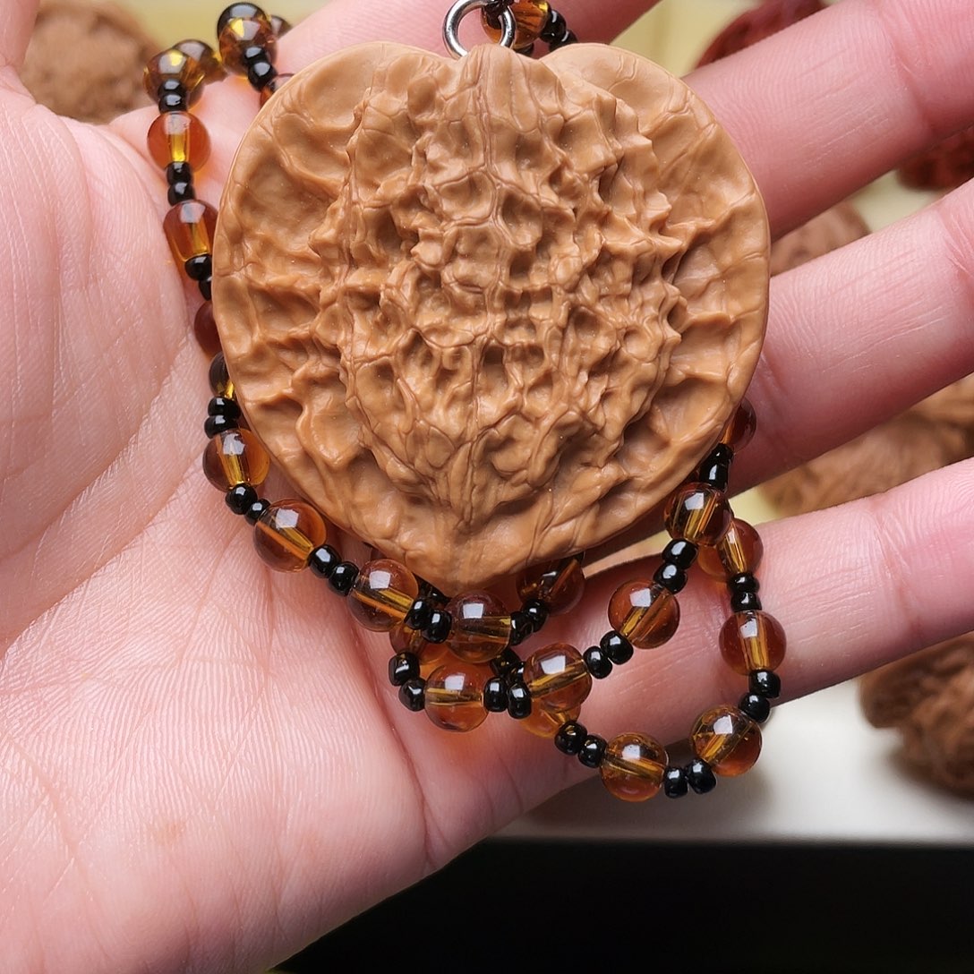 吊坠文玩核桃桃心