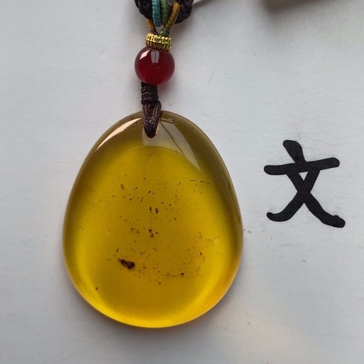 琥珀颈饰未镶嵌天然6