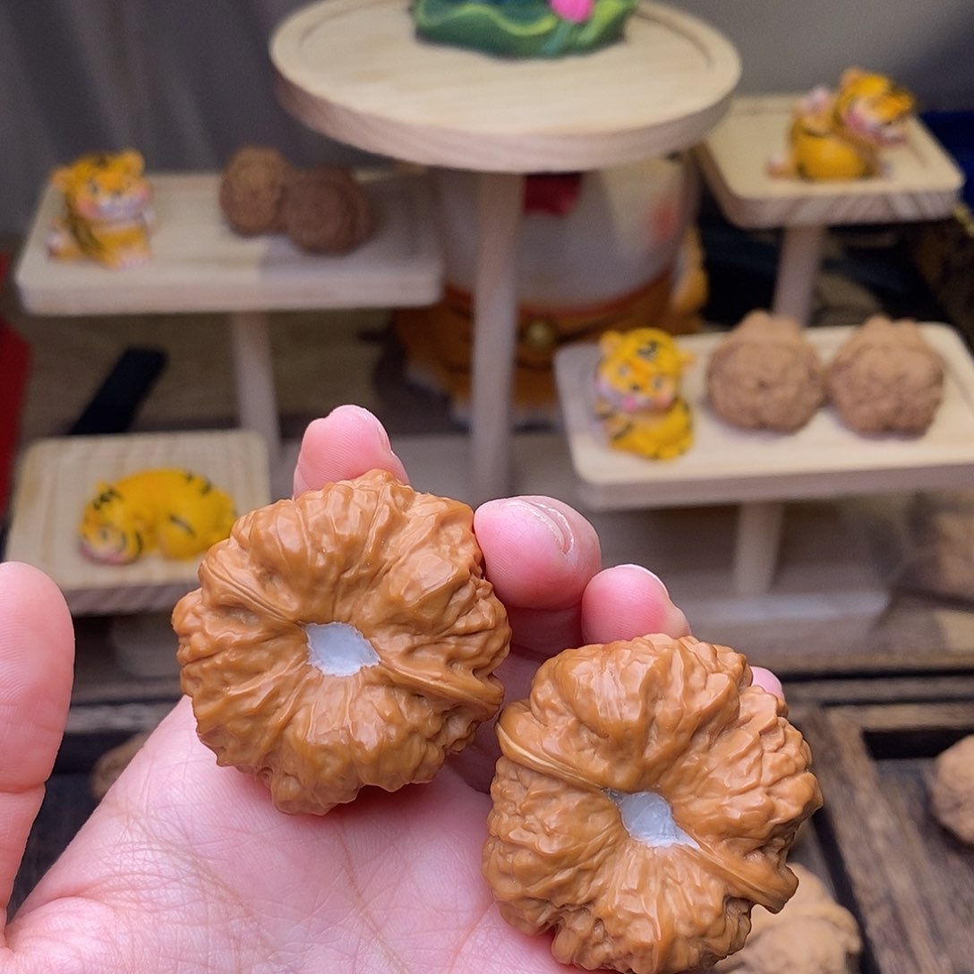 文玩核桃吊坠江*美三角蛙40