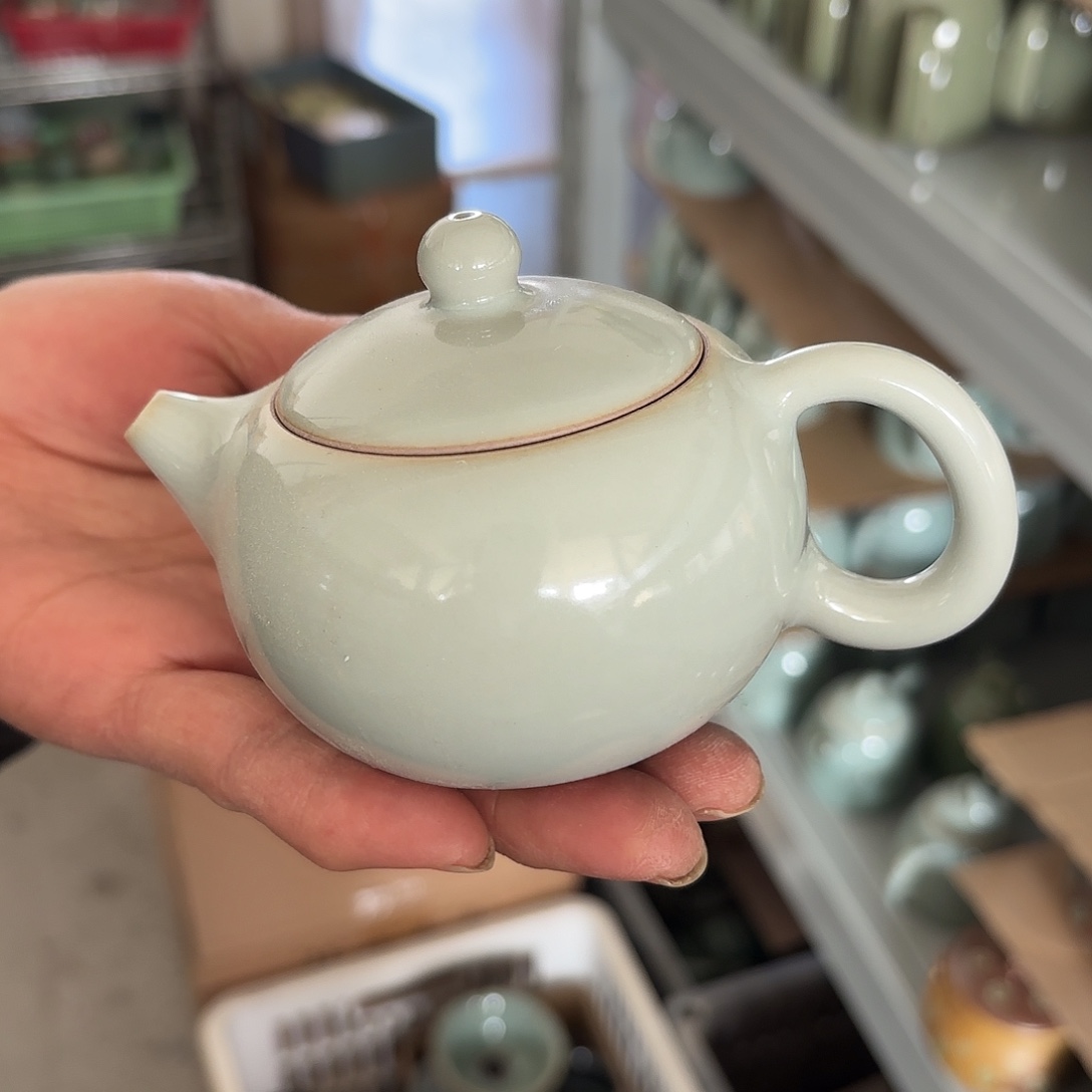 龙泉云间青瓷小米茶器