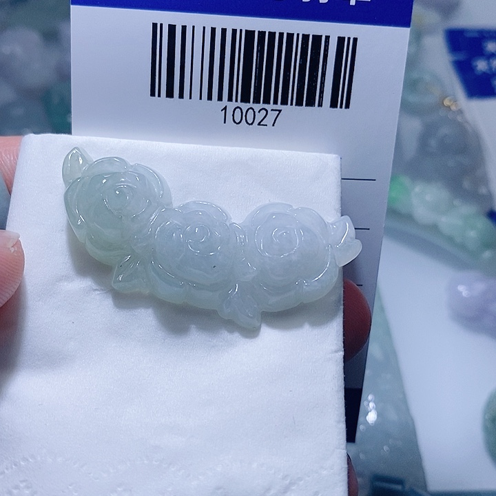 翡翠未镶嵌颈饰天光墟翡翠市场现金代购