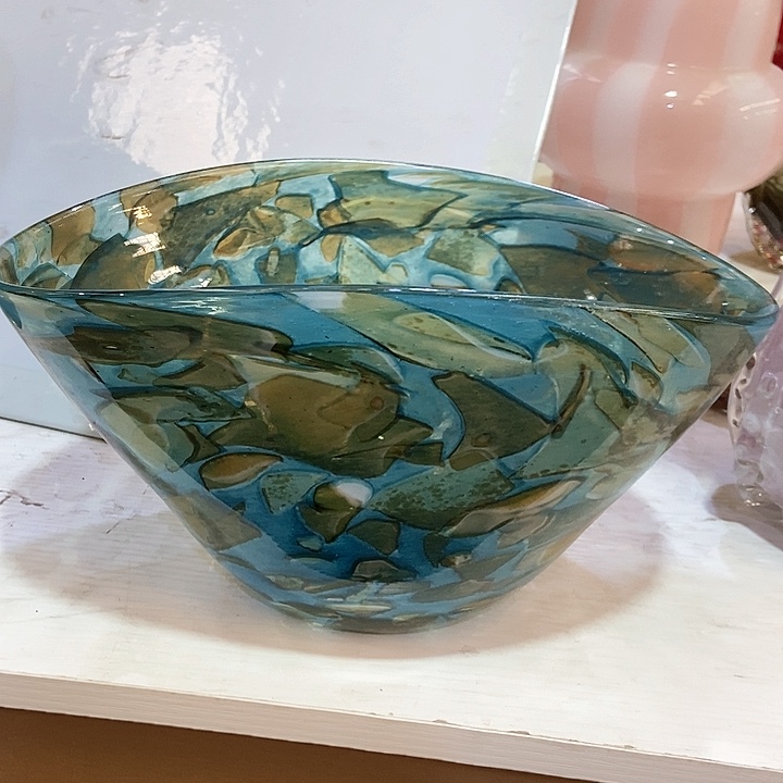 无铅玻璃琉璃花瓶高15口30