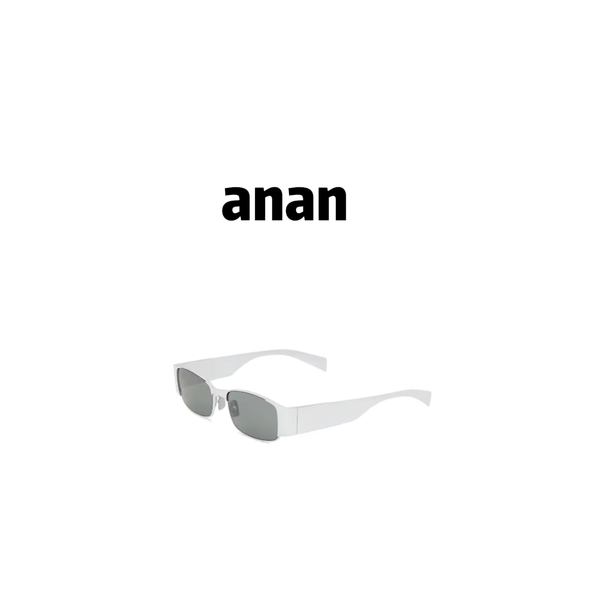 【anan】sl银色未来科技感墨镜