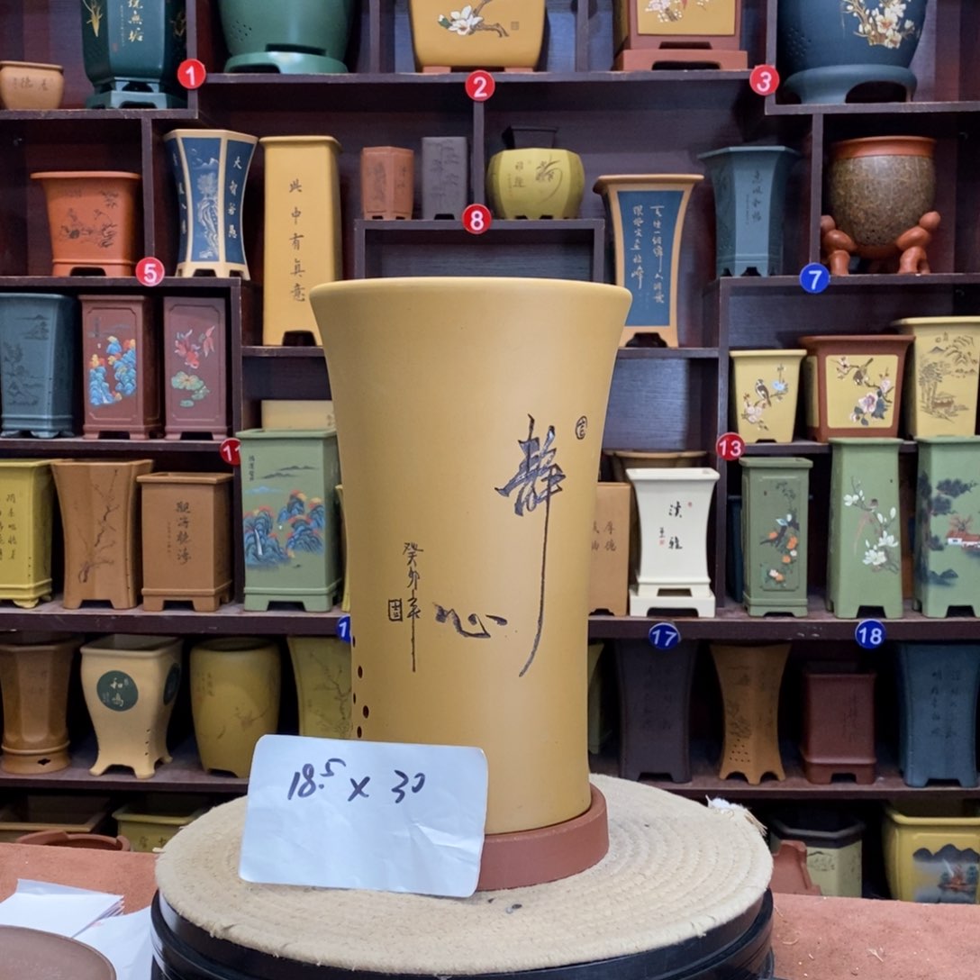 紫砂花盆紫砂花盆