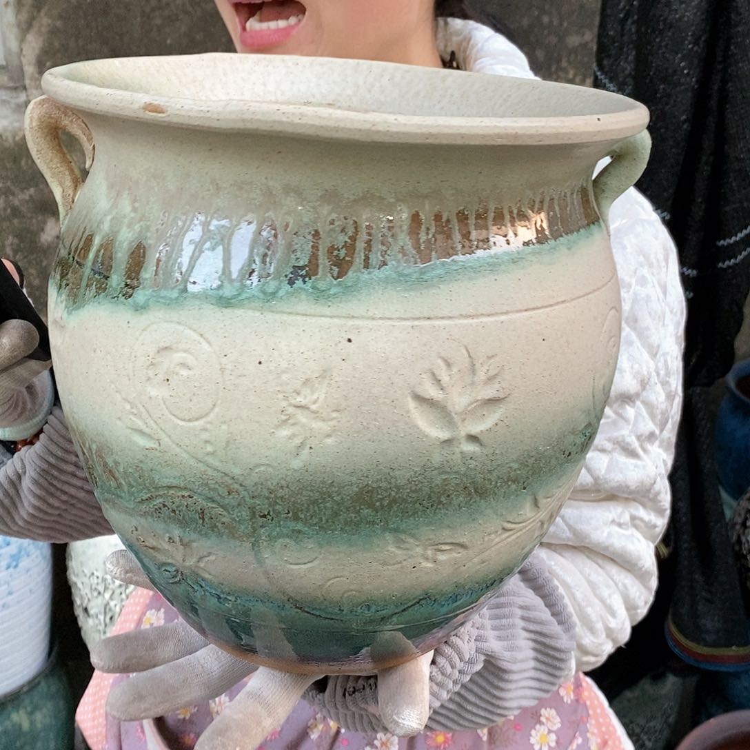 紫砂花盆正品口25高25